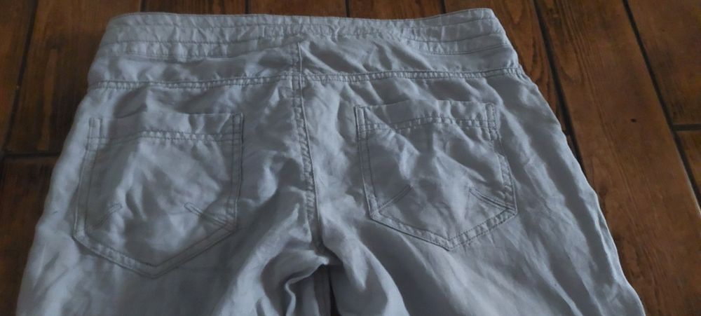 Lniane spodnie clockhouse rozmiar s