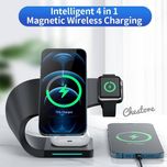 Беспроводная зарядка  4 в 1 L178 Fast 15W бездротова зарядний Apple