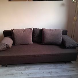 Sofa rozkładana brązowa - za darmo