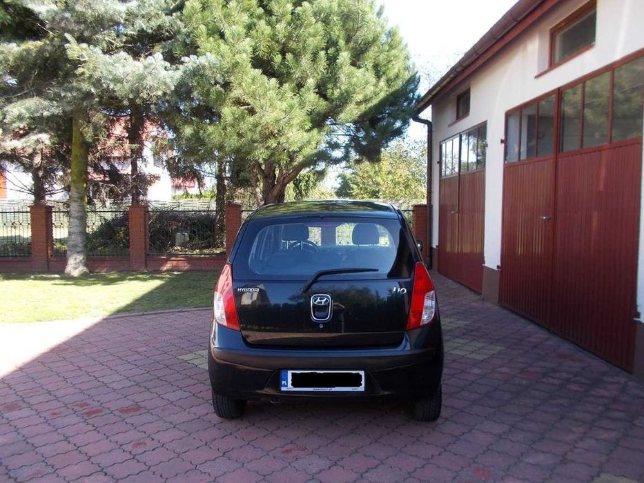 HYUNDAI  i10 1,1 benzyna  2009 r.  5 drzwi KLIMATYZACJA zarejestrowany