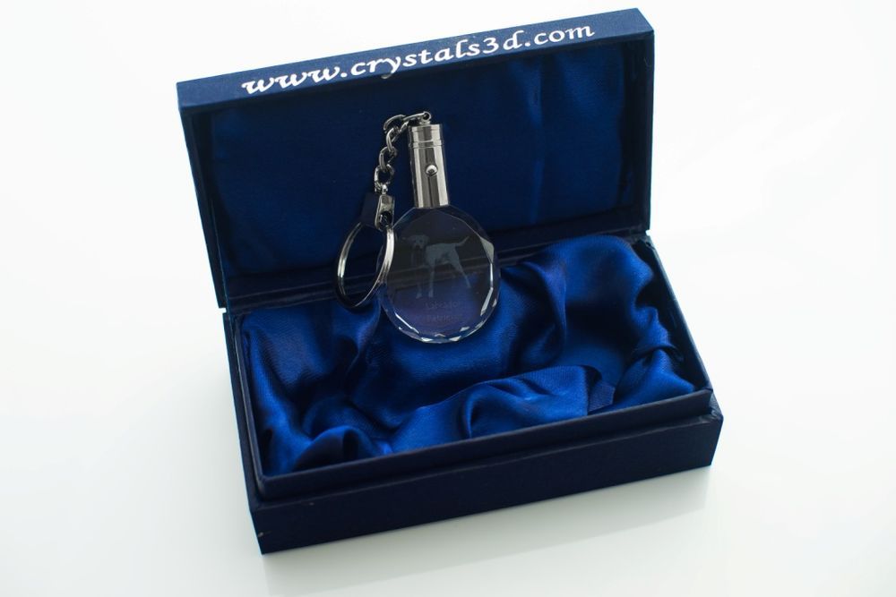 Labrador Retriever I brelok do kluczy owalny z koniem Art-Dog