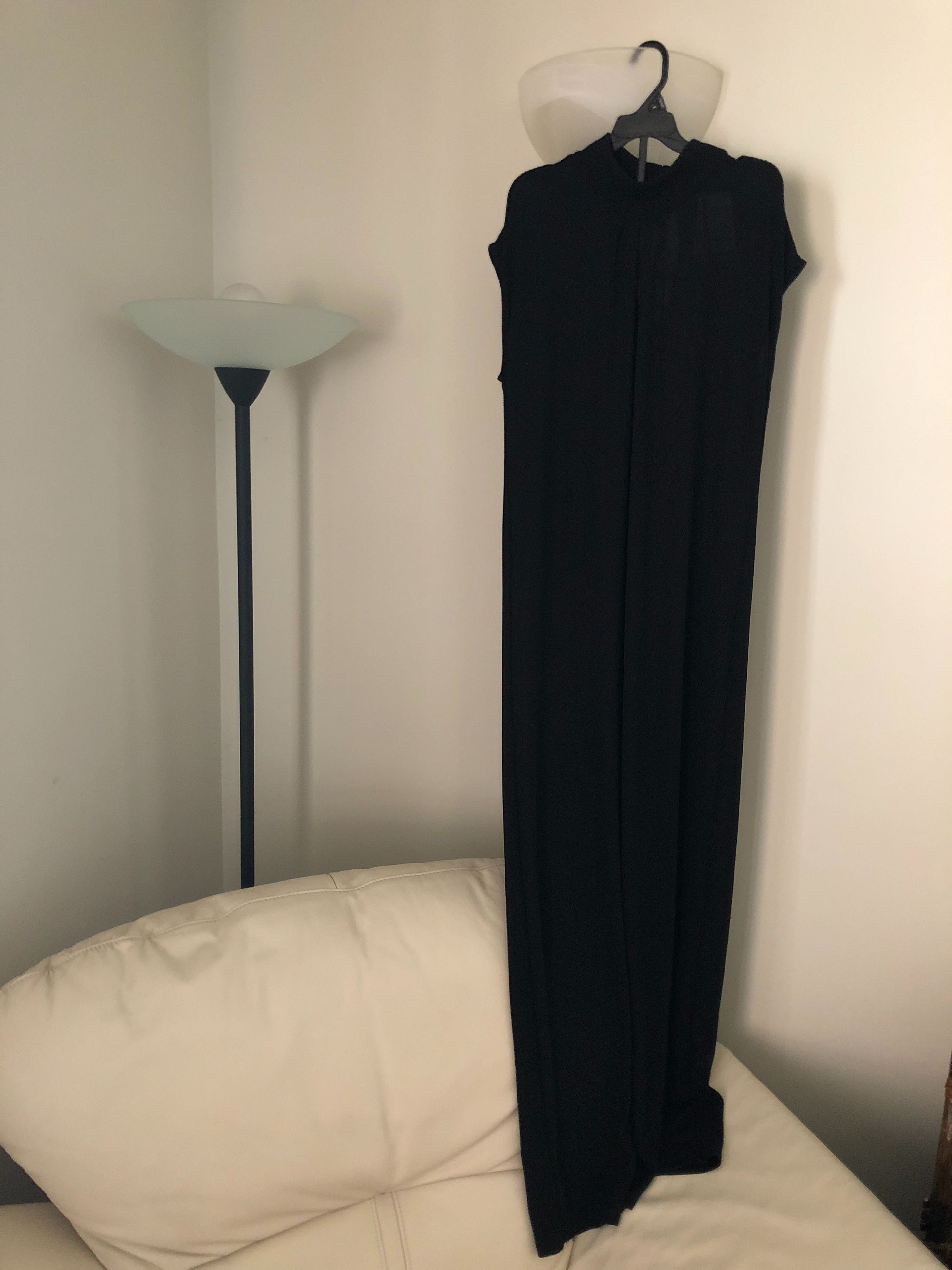 Suknia wieczorowa długa rozmiar L czarna firma ICHI