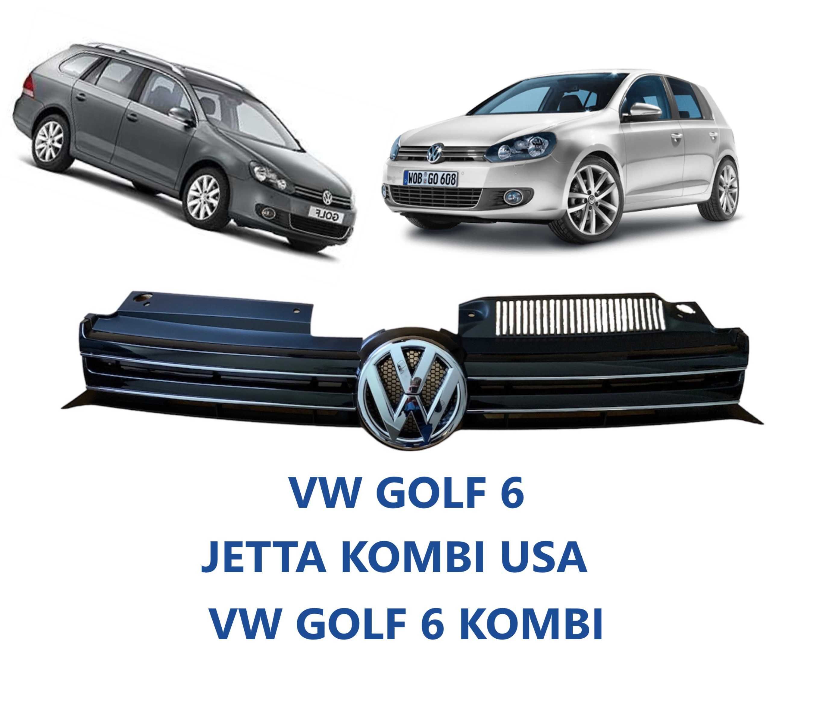 Решітка радіатора решетка решотка Golf VI гольф 6 решітка бампера