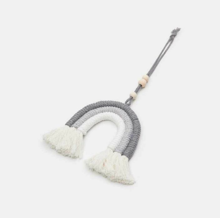 Sinsay makrama tęcza zawieszka szara boho NOWA