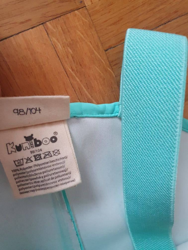 Spodnie deszcz gumowe szelkach  r. 98 / 104 chłopięce przeciwdeszczowe