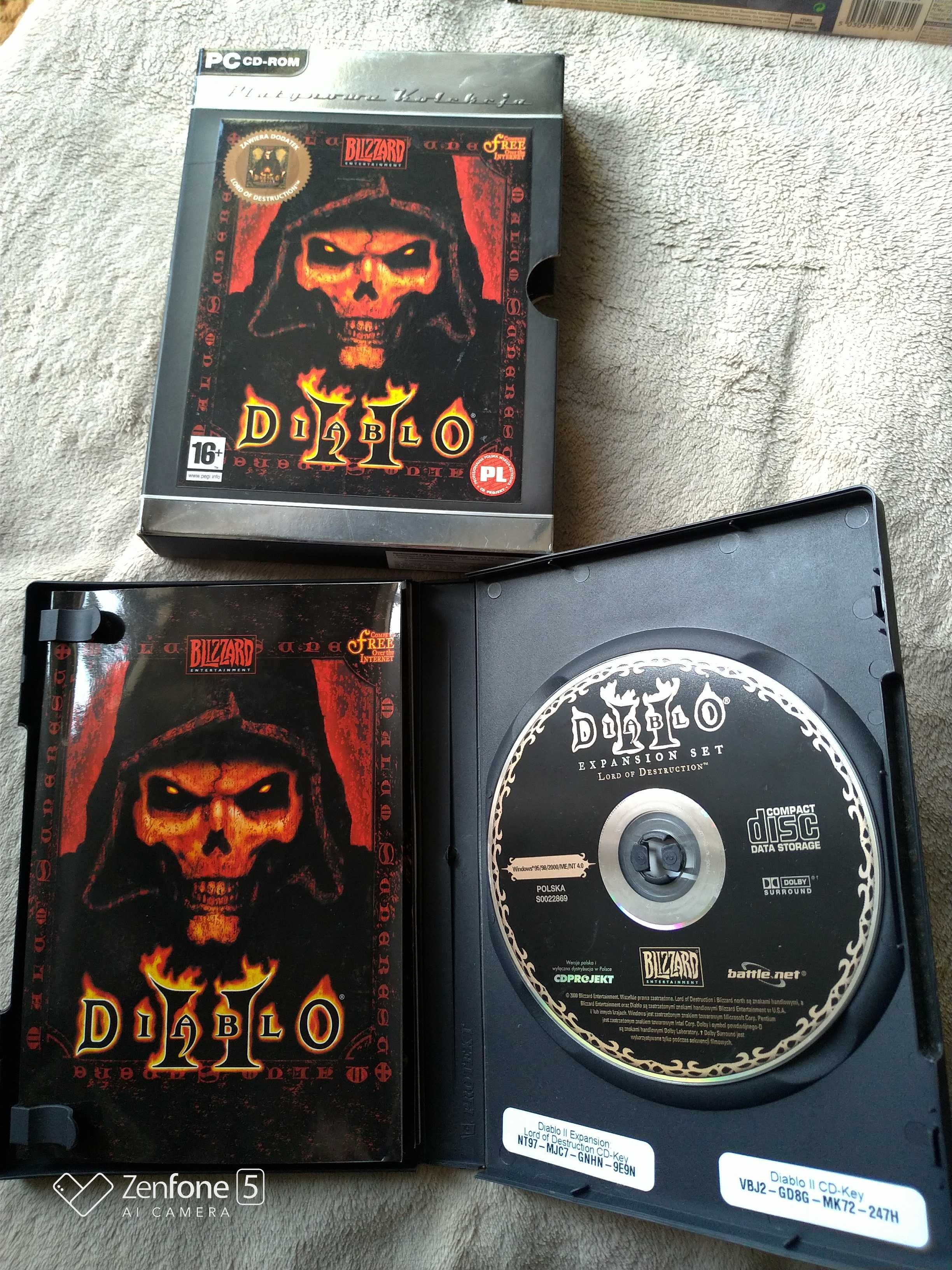 Gra  DIABLO 2 - Platynowa kolekcja, klasyk, okazja !