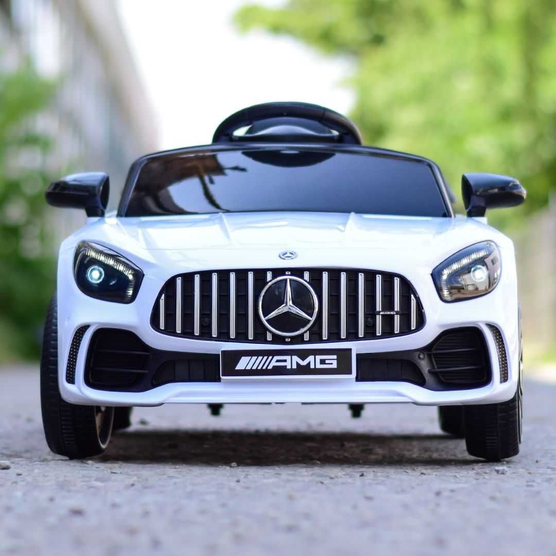 HIT! Autko dla dzieci MERCEDES GT-R + PILOT Mp3 światła SKÓRA