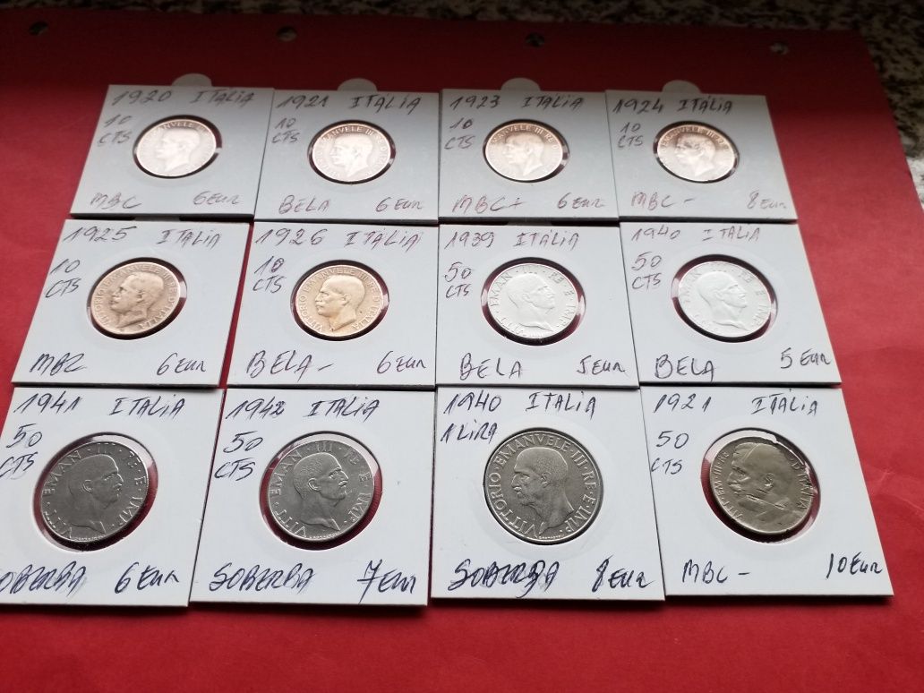Moedas antigas italianas