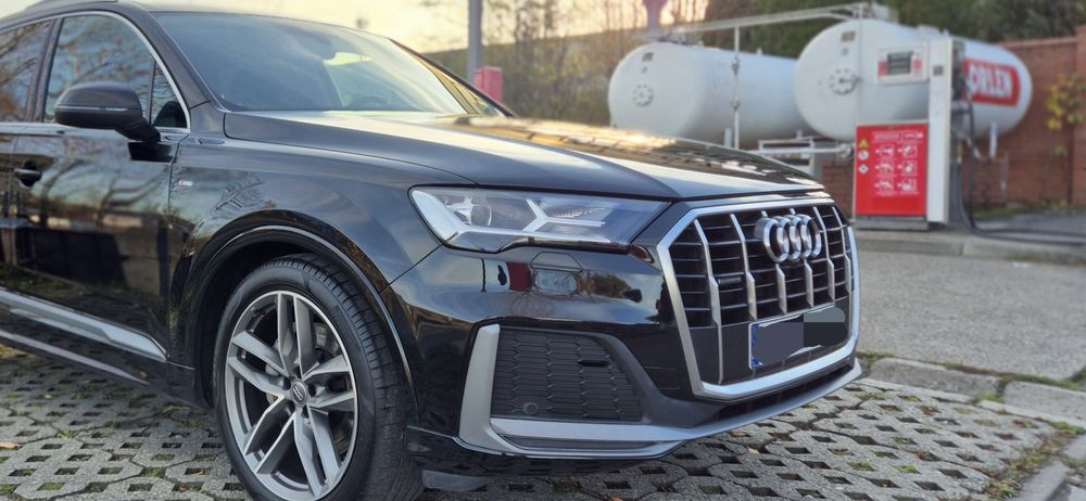 Audi Q7 Lift. Polski Salon, Bezwypadkowe serwis. ASO 7os.