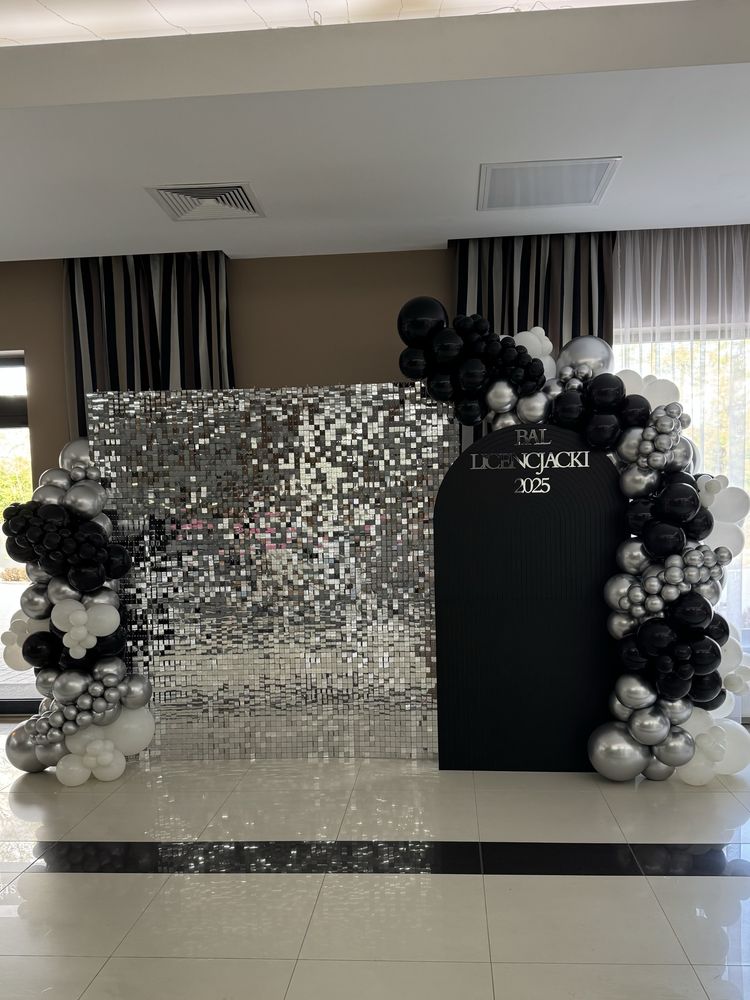 Ścianka balonowa Girlanda balonowa imprezy okolicznościowe