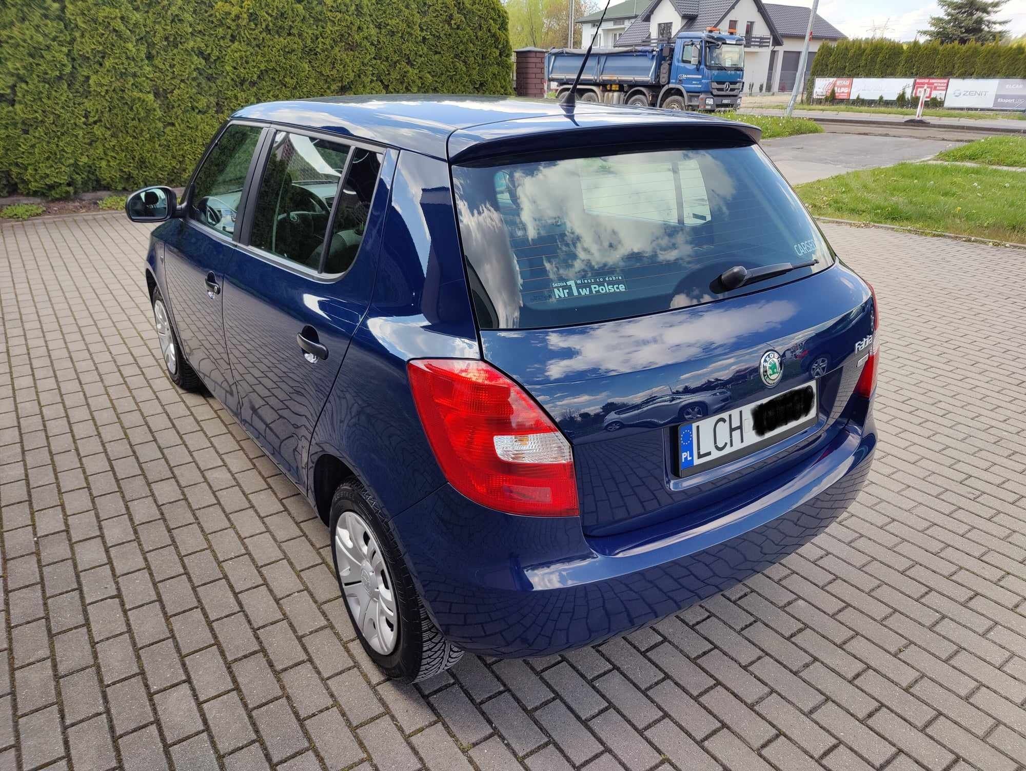 Skoda Fabia II Lift 1.6 TDI 75KM, Klimatyzacja, 4.5L/100km, 2012 rok