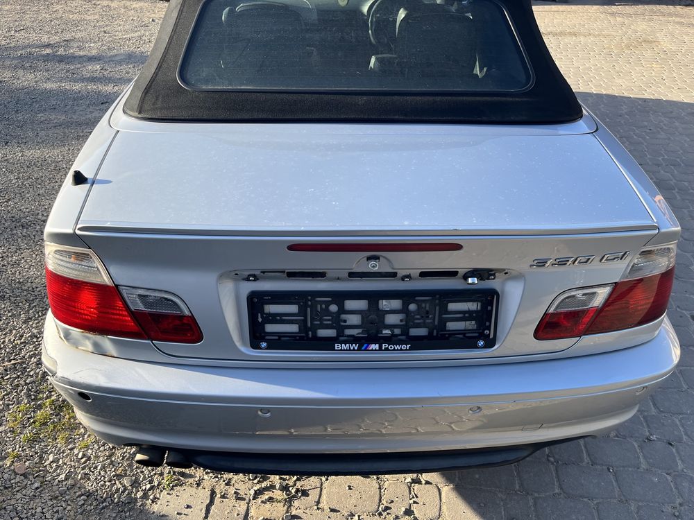 Klapa tyl tylna bmw e46 cabrio titansilber blenda kpl