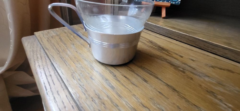 Szklanka z koszyczkiem aluminiowym