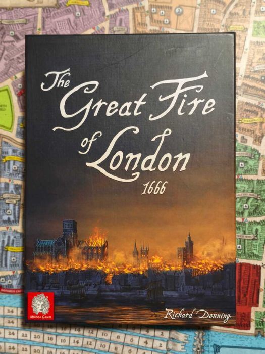 Gra planszowa THE GREAT FIRE OF LONDON 1666 stan bdb instrukcja PL.