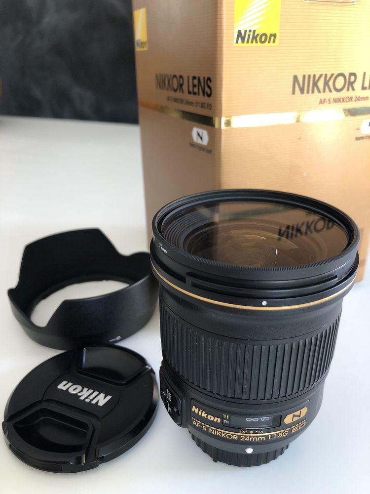 Objetiva Nikon Nikkor 24mm f-1.8G