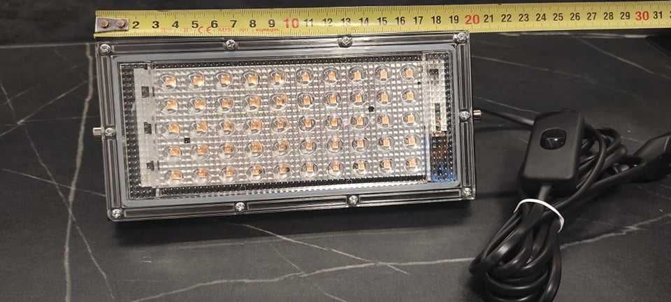 2 SZTUKI Lampa na panelu - LED GROW 50W oświetlenie do uprawy roślin