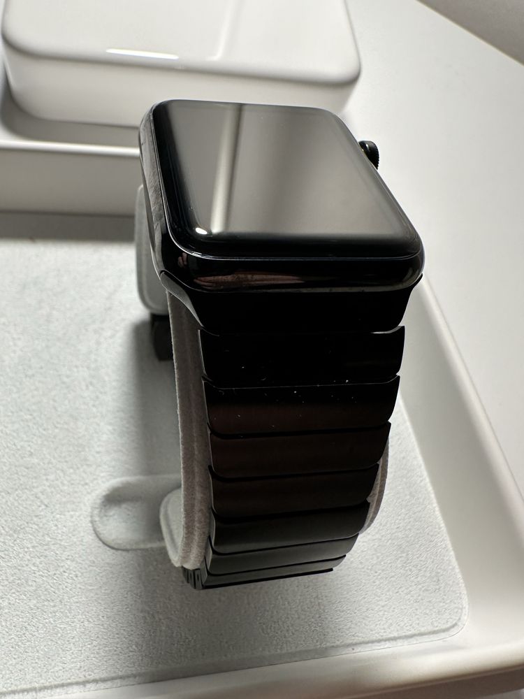 Apple Watch Stainless Steel Black 42mm, Nierdzewna stal