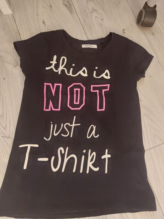T-shirt koszulka dla dziewczynki 128 cool club smyk