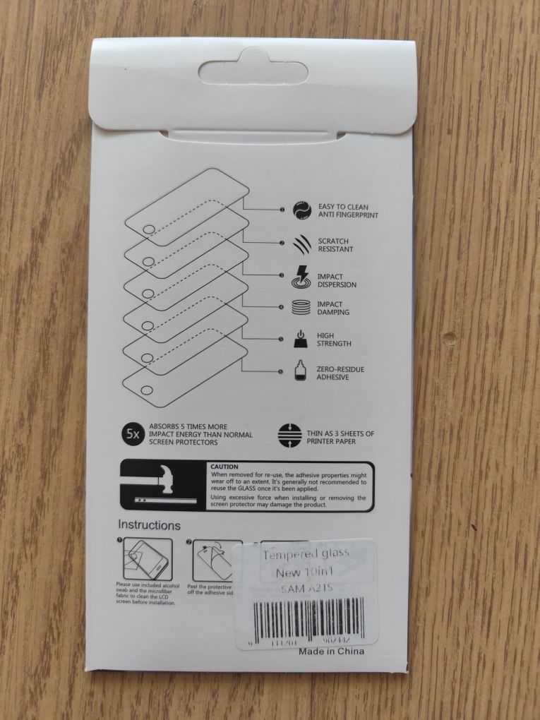 Szkło hartowane do Samsung A21S 1+1 GRATIS