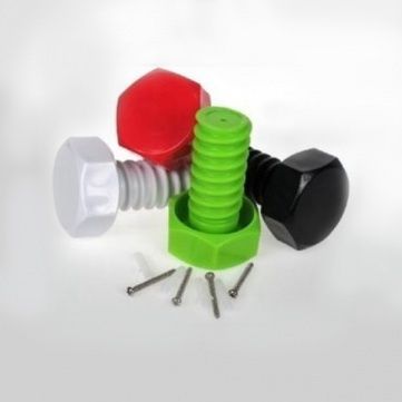 Cabide em forma de parafuso. NOVOS