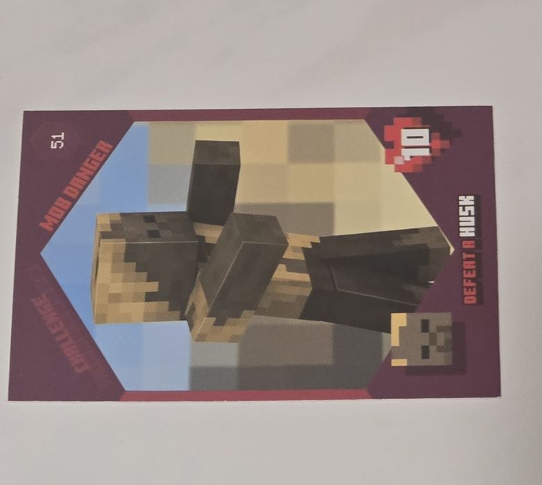 Nowa karta kolekcjonerska Minecraft lego