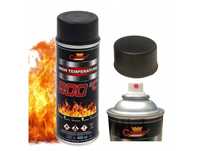 FARBA żaroodporna lakier 800C spray czarny 400ML Emalia do kominka