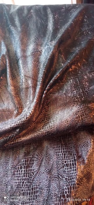 Відріз тканини2,5м*1,5 м,Італія,чорно сірий