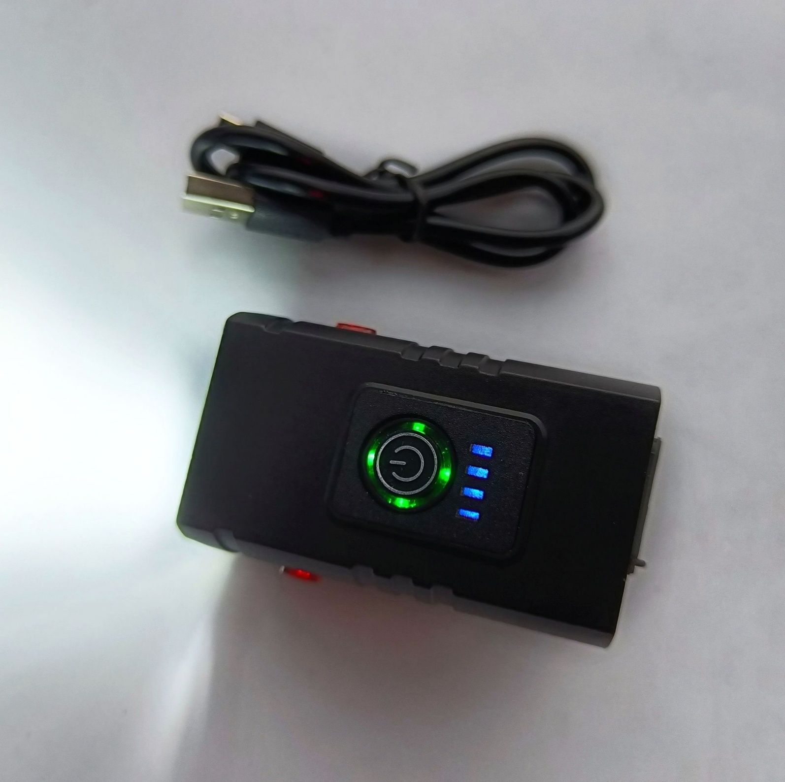 Lampka BK02 1000LM 2xLED USB rowerowa rower led oświetleni przednia