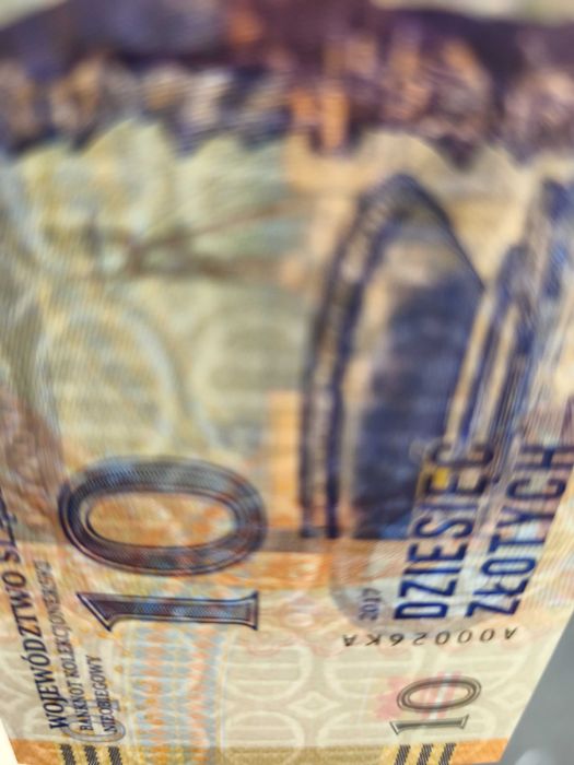 10 złotych, kolekcjonerski, PWPW rok UNC, 2017r.