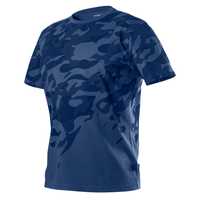 T-Shirt Roboczy Camo Navy, Rozmiar Xxl