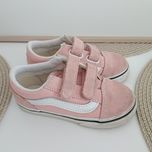 Vans różowe zamszowa skóra i materiał rozmiar 24,5 14 cm