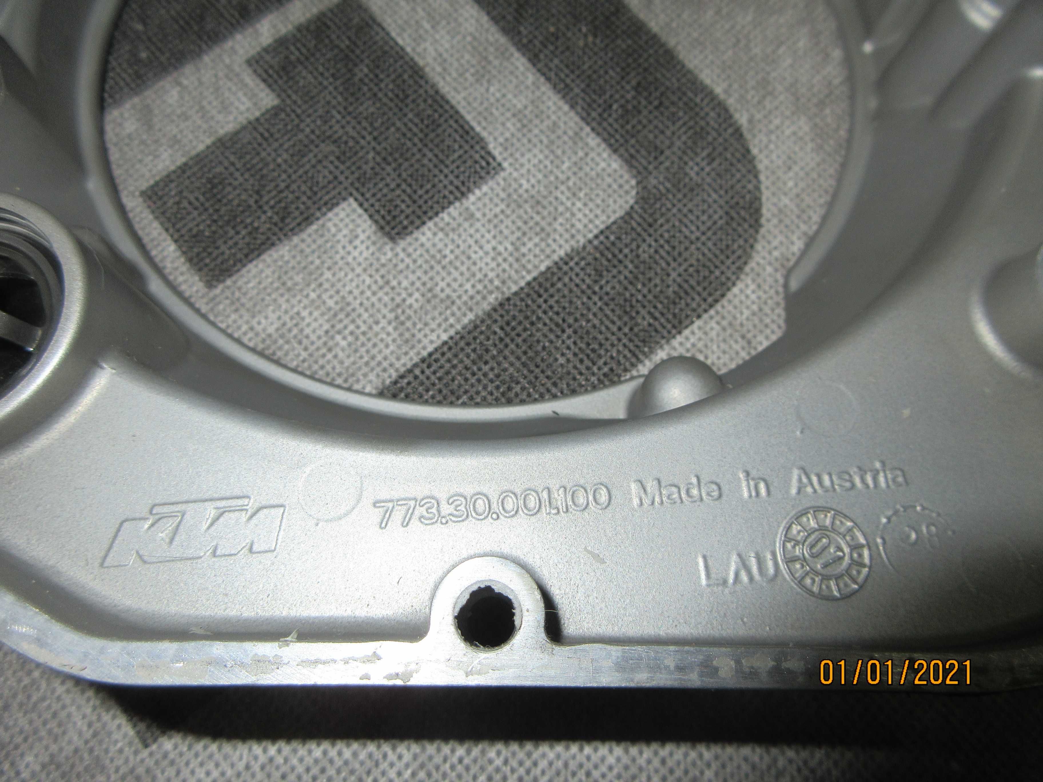 Pół karter pokrywa sprzęgła KTM SXF 450 rok 2009 - 2012