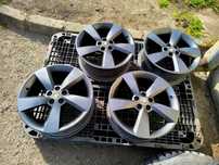 5x100 Alufelgi 5JA Felgi Aluminiowe 17 Koła SKODA RAPID PRAKTIK FABIA VRS OCTAVIA I ROOMSTER SCALA Legnica ALU-RAD SEAT VW AUDI Grafitowe