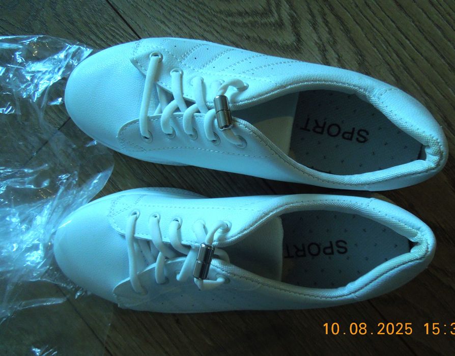 Nowe Adidasy Sportowe Białe Damskie Star 41 - Tanio sprzedam