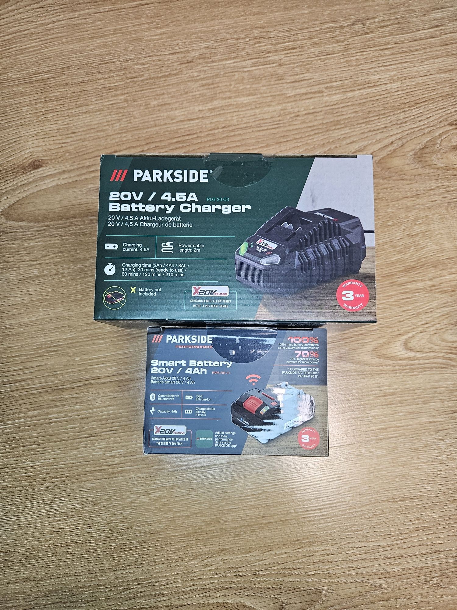 Parkside  Akumulatorowy klucz udarowy 20 V PDSSAP 20-Li D3 zestaw komp