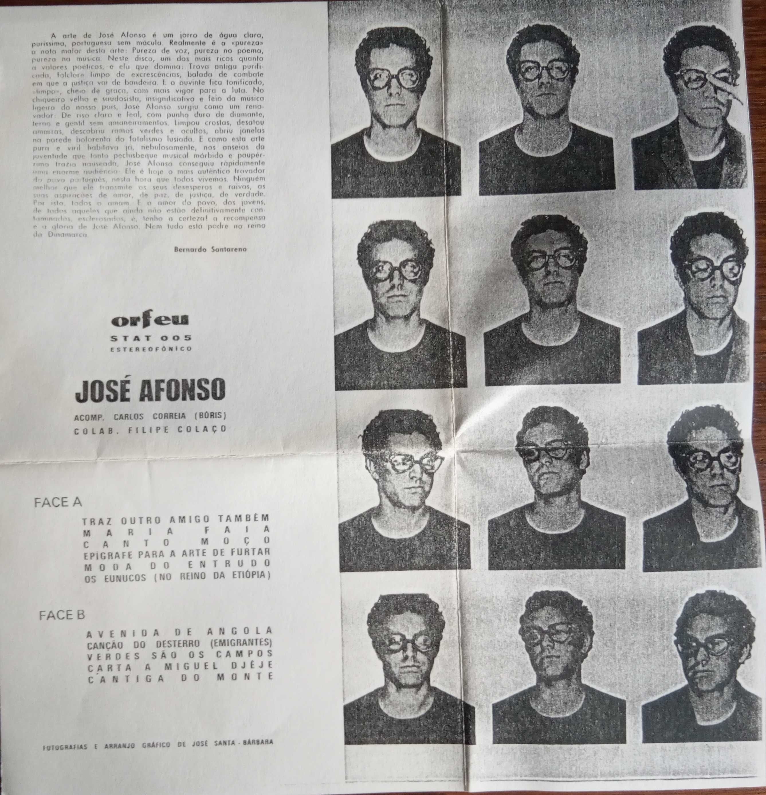 José Afonso	- - - - -		Traz Outro Amigo Também	- - - - -	CD