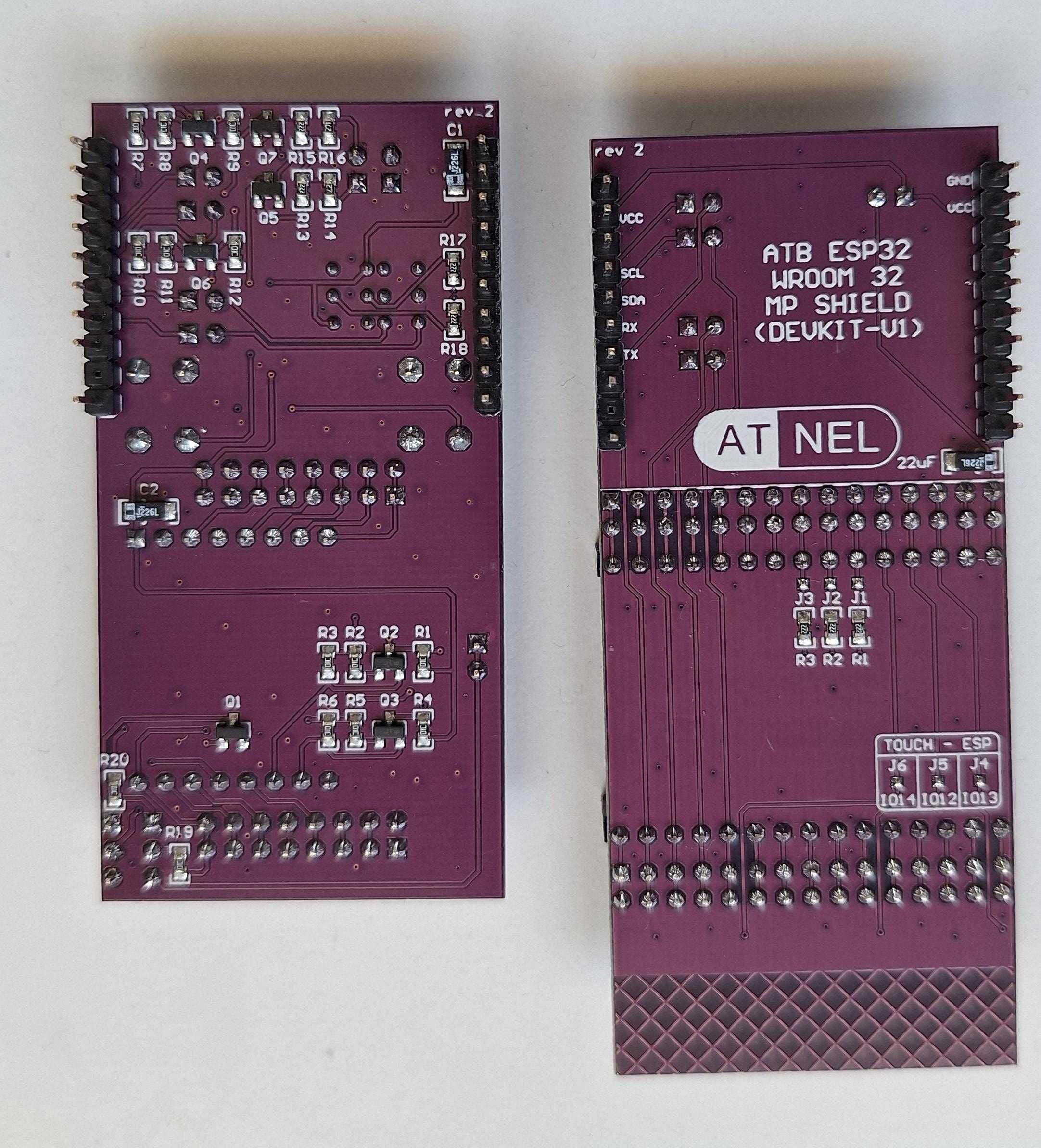 Nowe moduły Atnel ATB CAM shield + ATB ESP32 WROOM shield