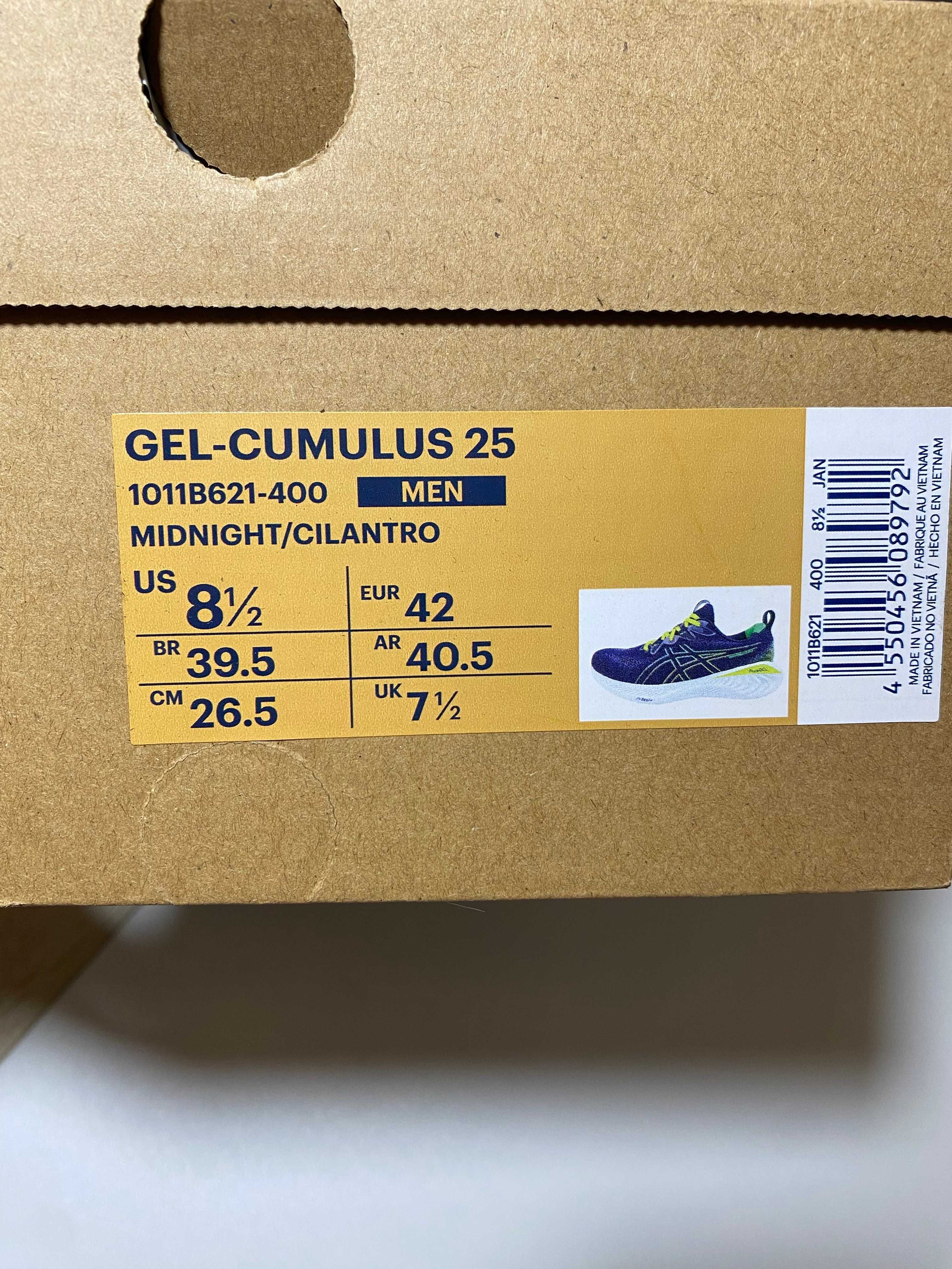ASICS Gel Cumulus 25 - novas com etiqueta - tam 42