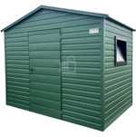 Schowek Domek Ogrodowy 3X2M Drzwi Zielony Dach Dwuspadowy Id780