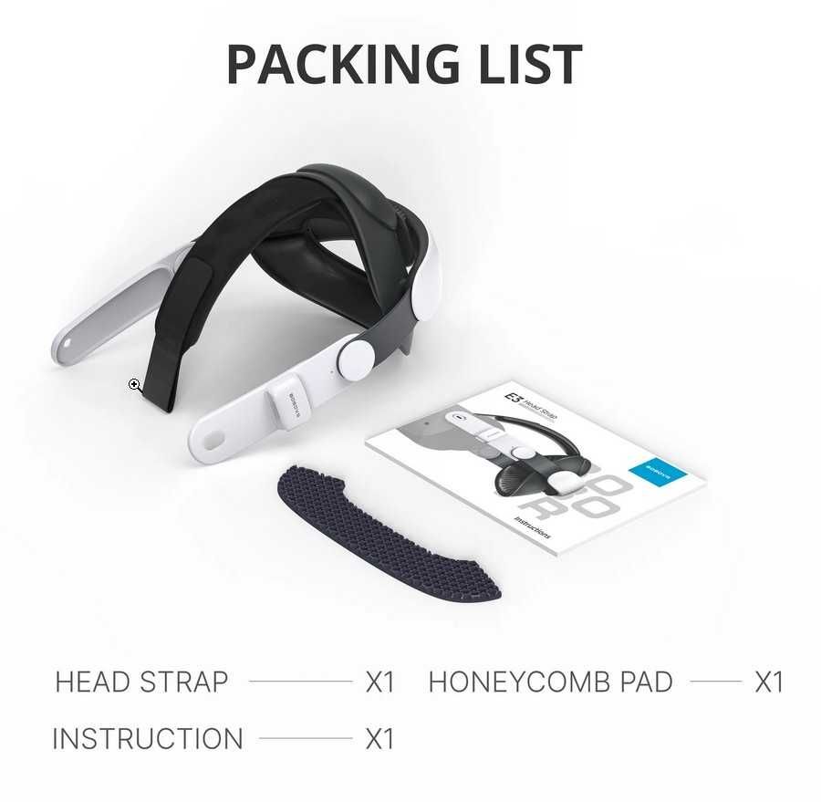 BOBOVR E3 Head Strap Ремінець For Meta Quest 3 & 3S