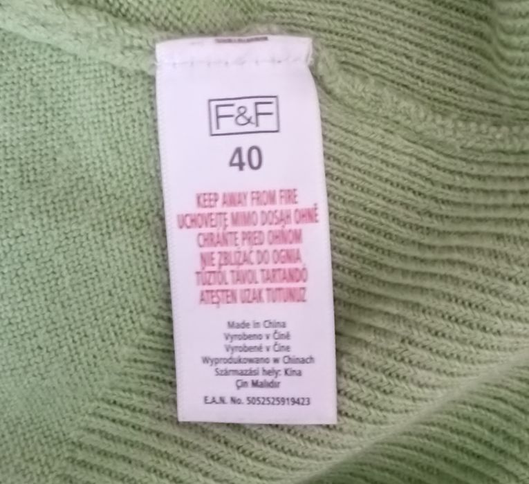 Golf zielony damski roz.40