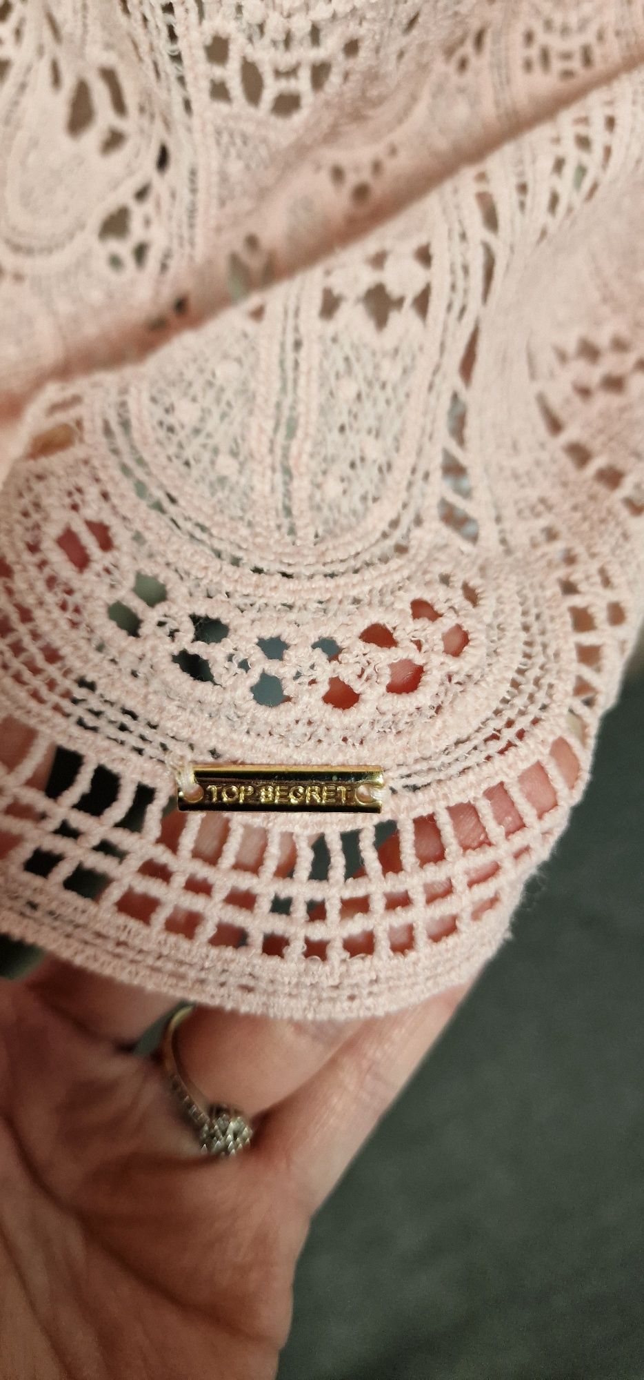 Sukienka/tunika aźurowa