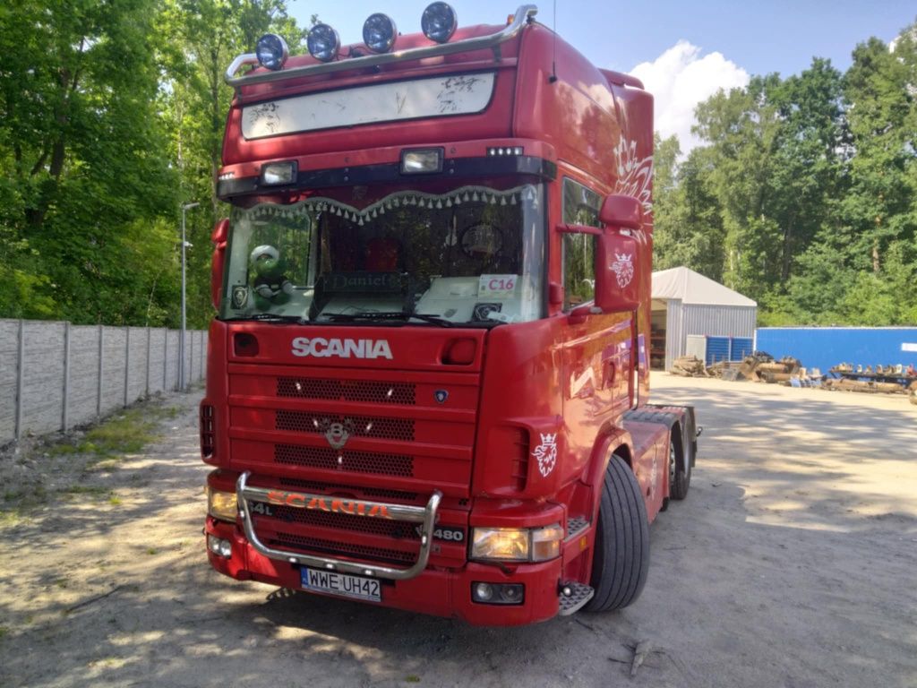Scania 164L pusher 6x2