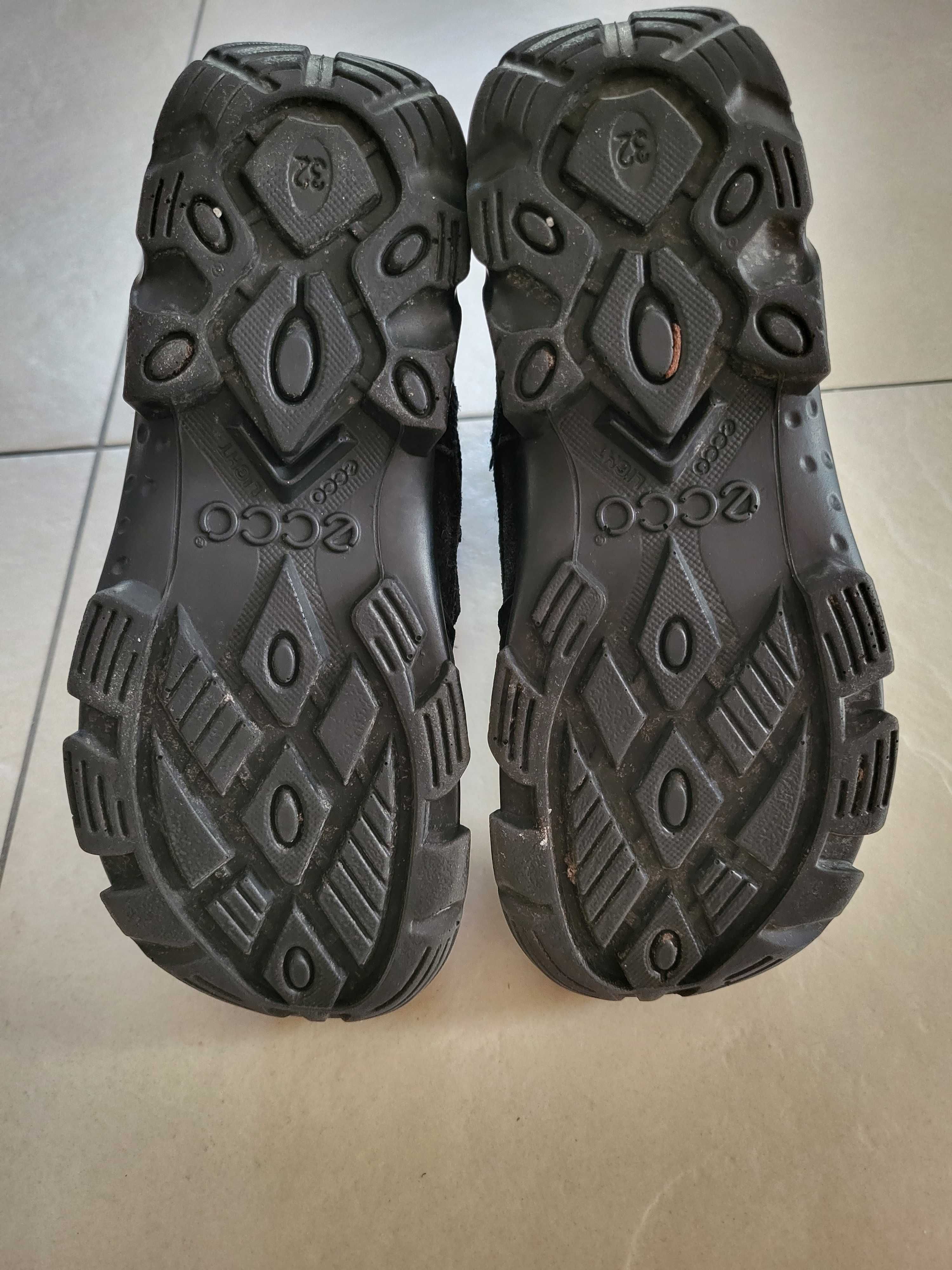 Ecco buty zimowe górskie czarne niebieskie GORE-TEX 32 dł. wkł. 21 cm