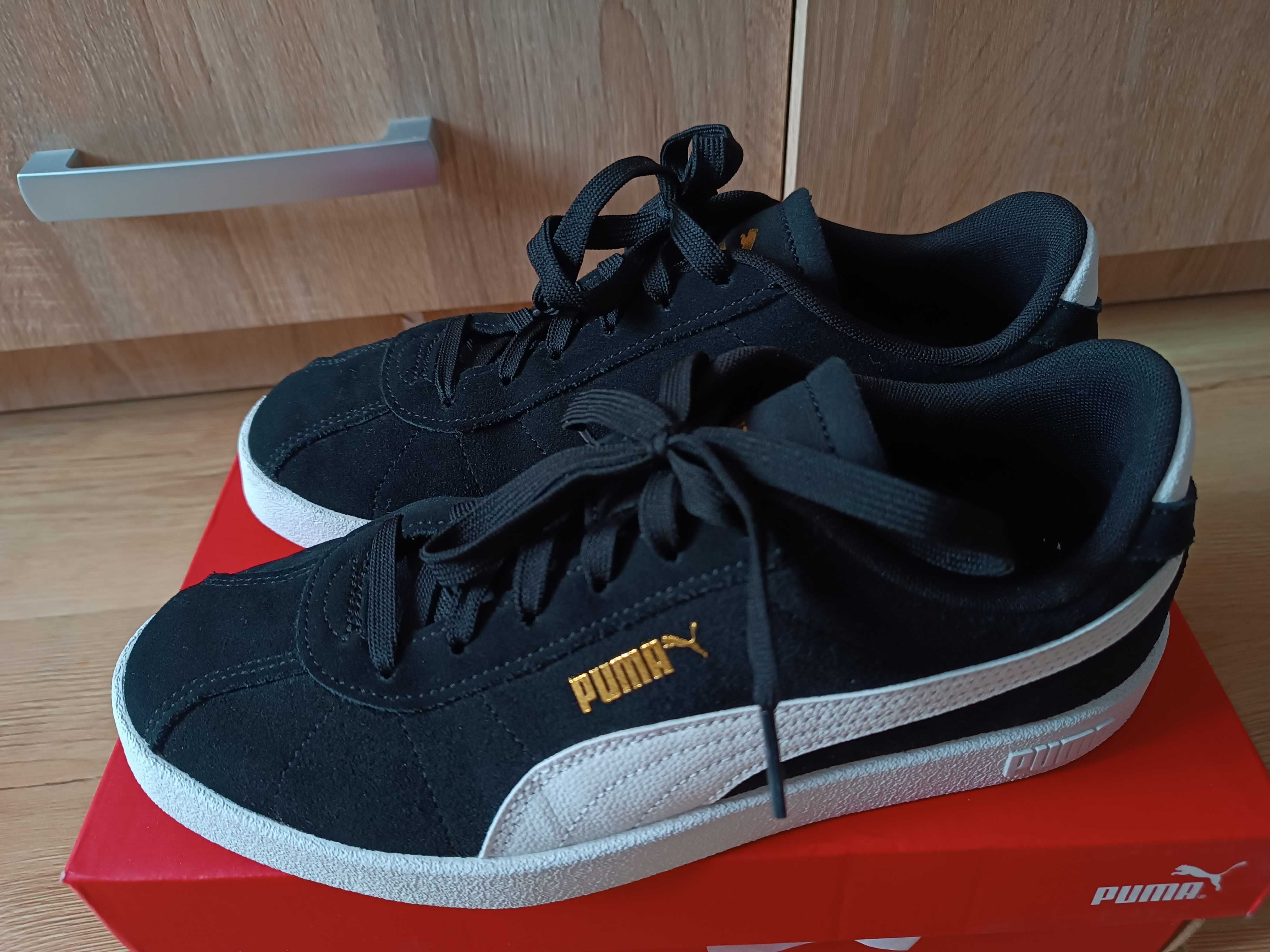 Czarne buty Puma club II damskie jak nowe