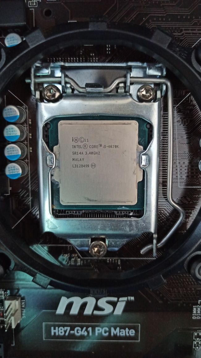 Комплект i5 4670k + 16gb + MSI H87-G41