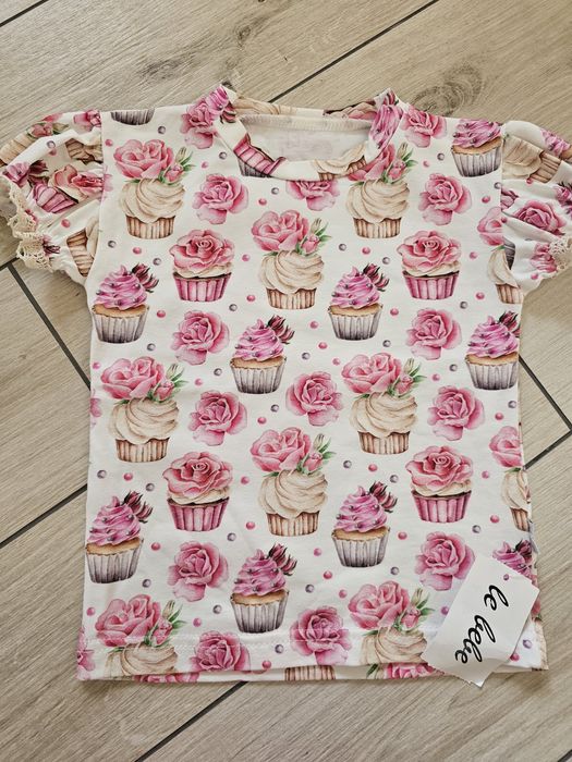 Komplet zestaw Haydi Lebebe r.92 handmade