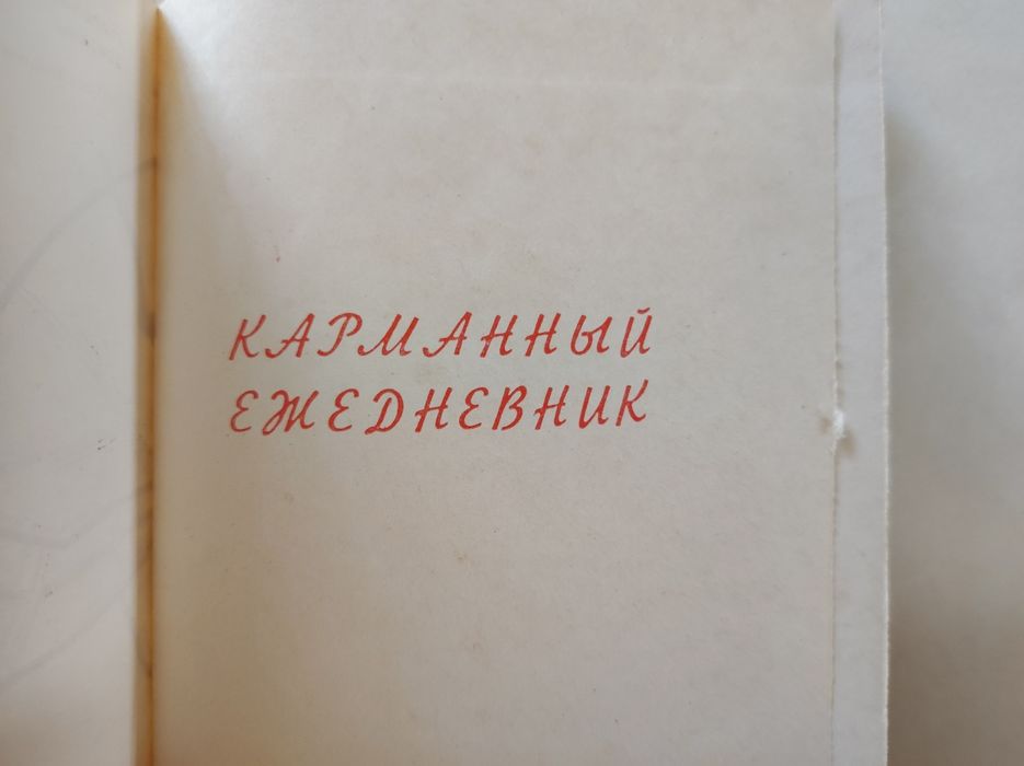 Ежедневник карманний