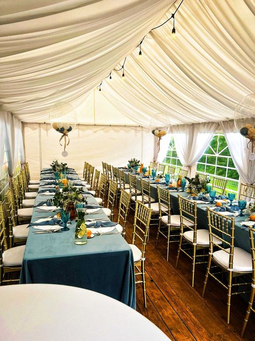 Wynajem namiotów plenerowych. Krzesła, PARKIET DREWNIANY