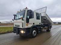 Iveco Eurocargo 2009 r. Wywrotka 2str. Tylko 70tyś km HYDROBURTA Specjalny Brygadówka Hydraulika Solarka Piaskarka  Kostka Brukowa Budowlanka DOKA Dubelkabina Dobelkabina 2 stronna